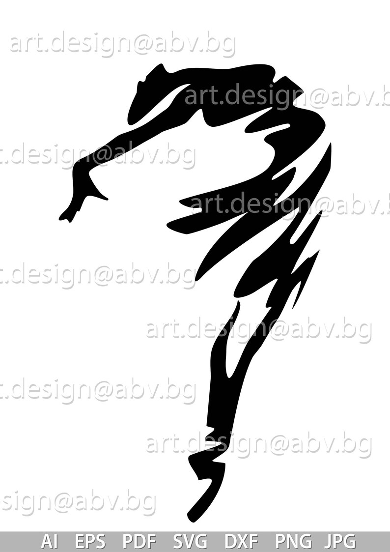 Download Vector DANCE AI eps png pdf svg dxf jpg Download files | Etsy