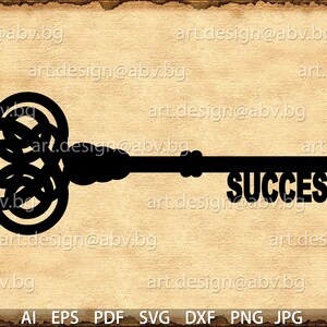 Vector KEY, Success, AI, Eps, Pdf, Svg, Dxf, Png, Jpg Download, Digital ...
