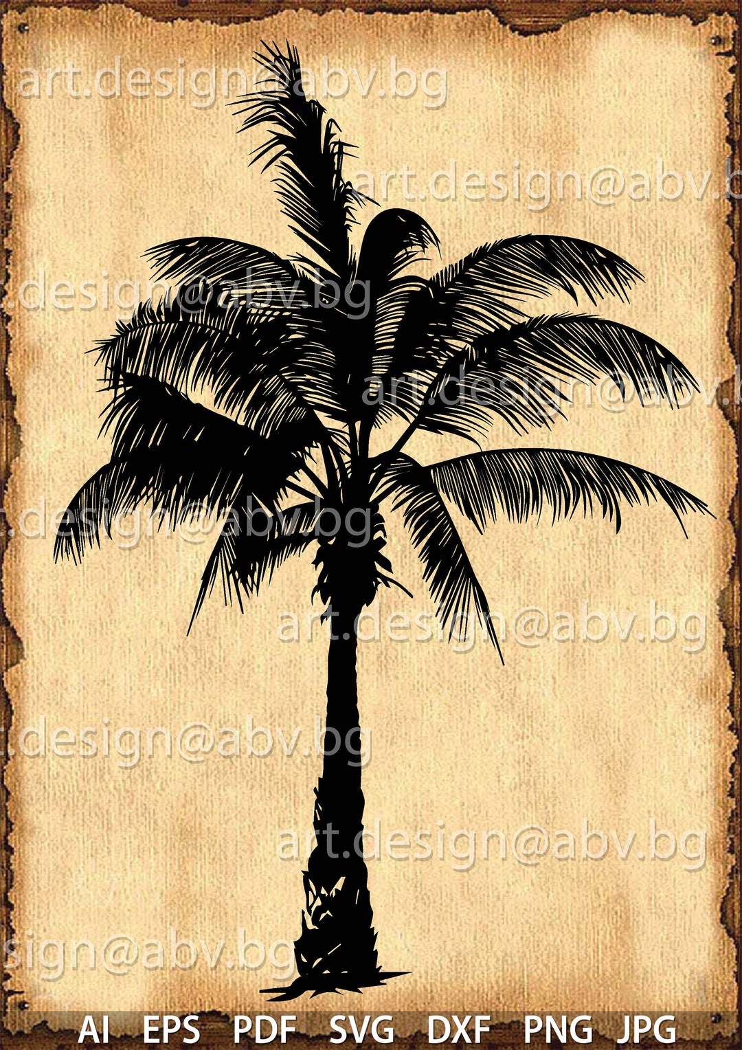 Vector PALM Tree, AI, Eps, Pdf, Png, Svg, Dxf, Jpg Download, Models