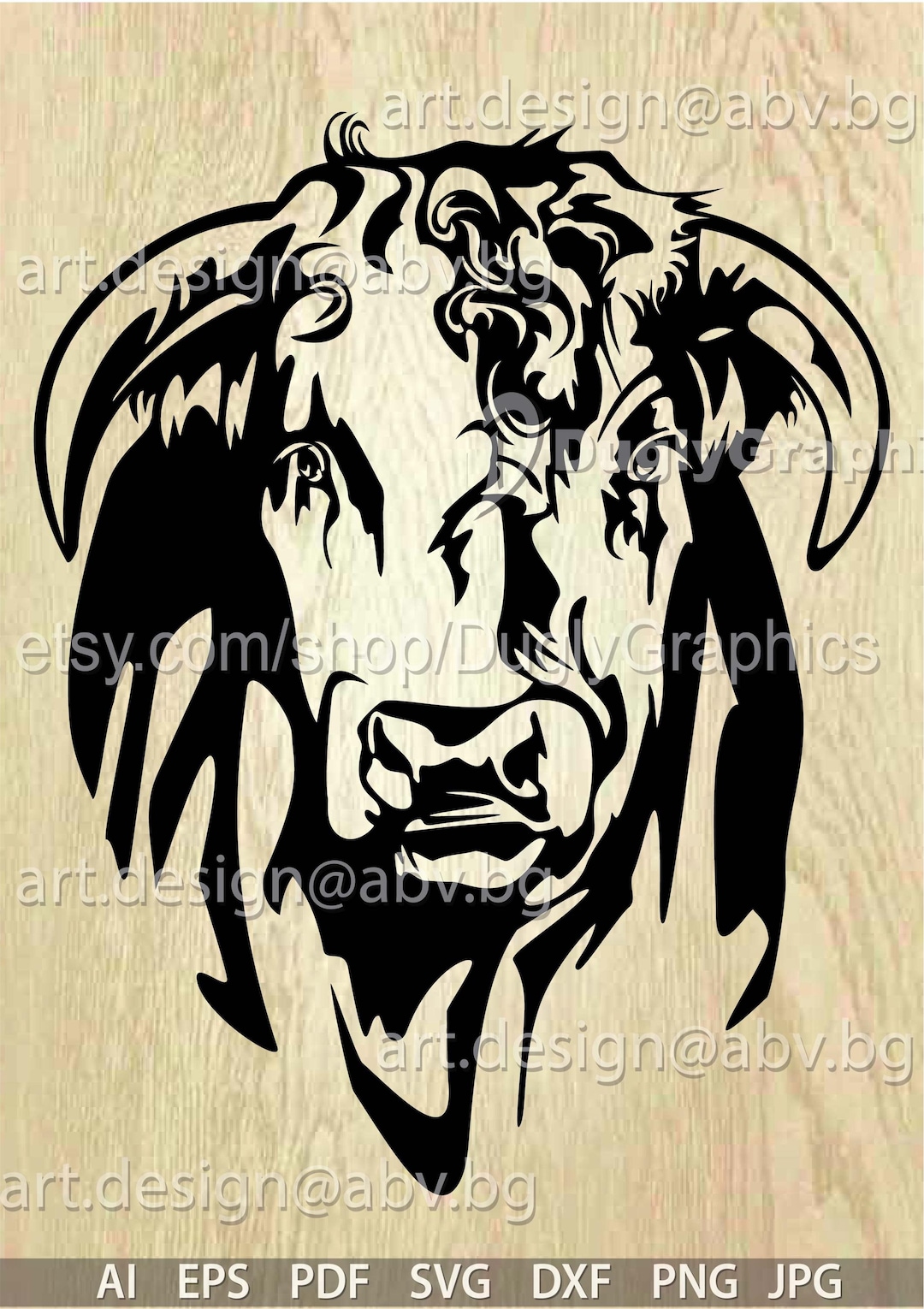 Hereford Bull Vector Image: Graphic Art (digital Download) - Etsy