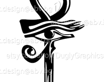 エジプトの絵 エジプトの横ベクトルイラスト、古代エジプトの神々とオカルト