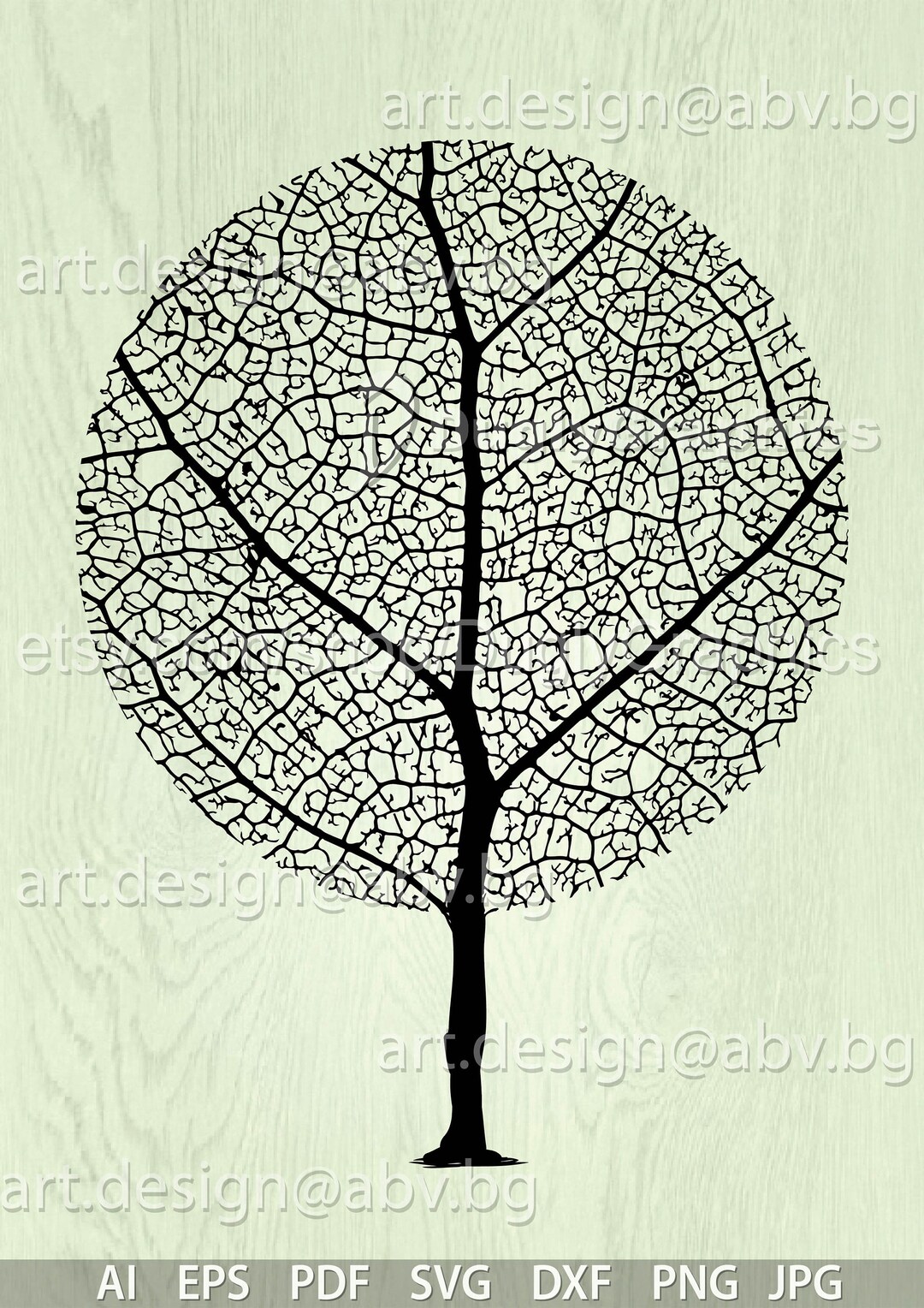 Vector Tree Stylized Ai Eps Pdf Png Svg Dxf Jpg Image Graphic