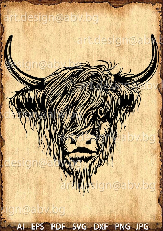 Free Free 295 Highland Cattle Svg SVG PNG EPS DXF File
