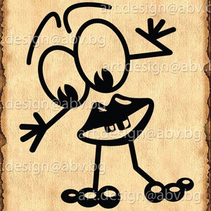 Vector CARTOON character, AI, eps, pdf, svg, DXF, png, jpg Download files, Digital, graphical, discount coupons