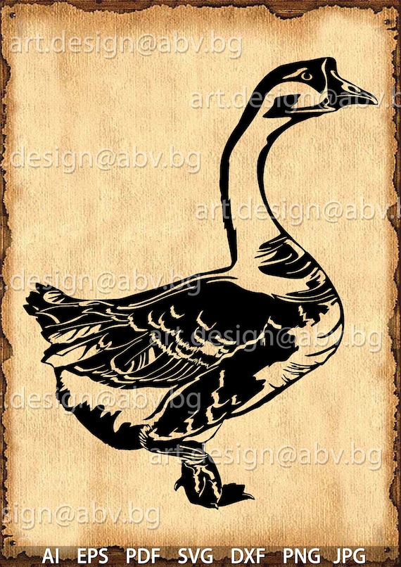 Vector GOOSE AI Eps Pdf Png Svg Dxf Jpg Image Graphic - Etsy