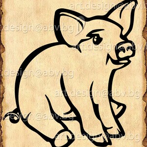 Vector PIGGY, AI, PNG, eps, pdf, svg, dxf, jpg Download, Digital image, graphical, animal, swine, discount coupons
