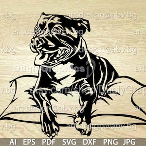 Vector DOG, pittbull, SVG, DXF, ai, png, pdf, eps, jpg Download, Digital image, graphical, animal, discount coupons