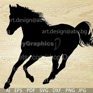 Vector HORSE, silhouette, ai, eps, pdf, SVG, DXF, png, jpg Download, Digital image, graphical image, coupons