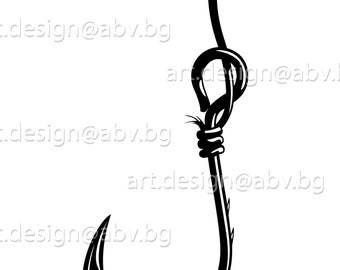 Vector FISHING HOOK, AI, Eps, Pdf, Png, Svg, Dxf, Jpg Image Graphic Digital  Download Artwork, Graphical, Discount Coupons -  Canada