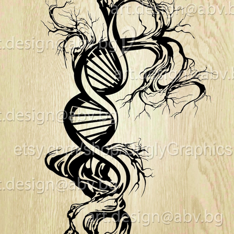 Dna Tree of Life Art - Etsy