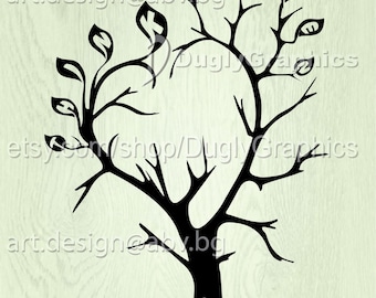 Think Green Tree Vector Graphic (Digital Download)
