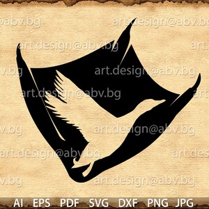 Vector STEP DUCK, AI, eps, pdf, png, svg, dxf, jpg Image Graphic Digital Download Artwork, graphical, animal trails