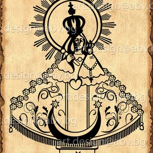Vector VIRGEN DE TALPA, ai, eps, pdf, svg, dxf, png, jpg Descargar, Imagen digital, imagen gráfica, cupones de descuento