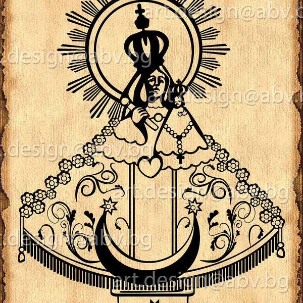 Vector VIRGEN DE TALPA, ai, eps, pdf, svg, dxf, png, jpg Download, Digital image, graphical image, discount coupons