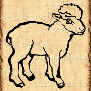 Vector SHEEP, AI, PNG, eps, pdf, svg, dxf, jpg Instant Download, graphical image Art Print, animal, Digital image