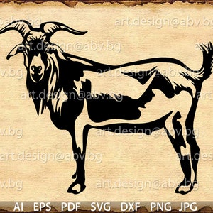 Vector SPANISH GOAT, ai, PNG, eps, pdf, svg, dxf, jpg Download, Digital image, graphical, animal, swine, discount coupons