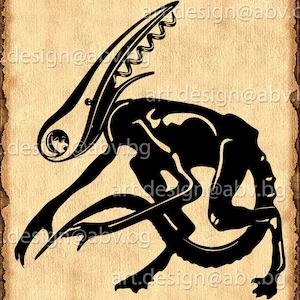Vector ALIEN, AI, eps, pdf, SVG, dxf, png, jpg Download, corkscrew opener, Digital image, graphical, discount coupons