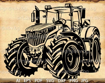 Vector TRACTOR, engine, ai, eps, pdf, PNG, svg, dxf, jpg Download, svg off-road auto, graphical, discount coupons