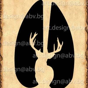 Vector STEP DEER, AI, eps, png, pdf, svg, dxf, jpg Image Graphic Digital Download Artwork, graphical, discount coupons