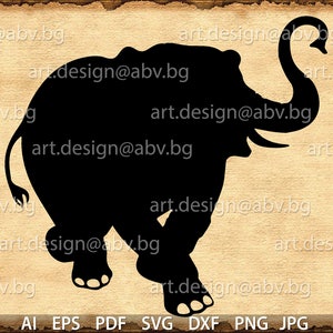 Vector BABY ELEPHANT, AI, eps, pdf, svg, dxf, png, jpg Download, graphical, animal, figuration, discount coupons