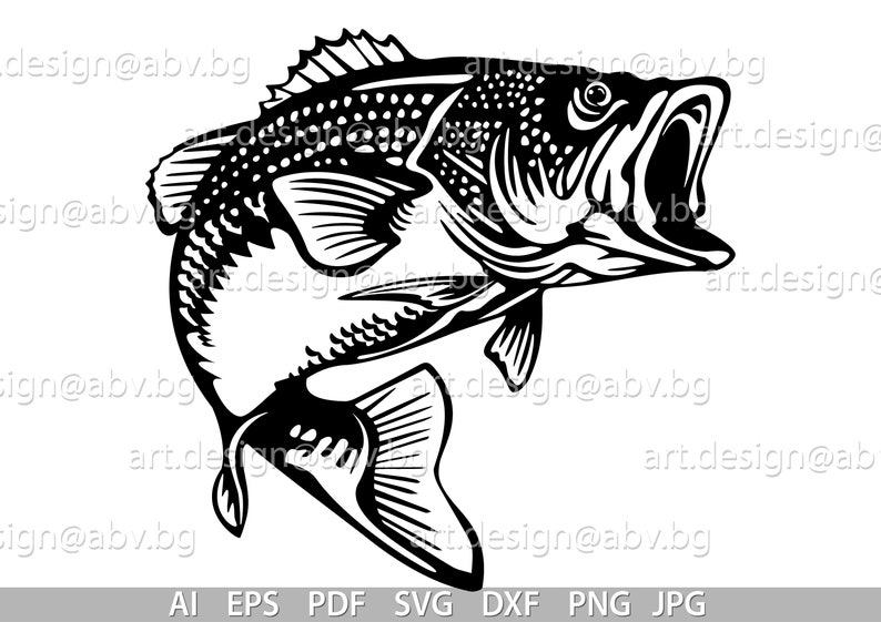 Free Free 97 Largemouth Bass Fish Svg SVG PNG EPS DXF File