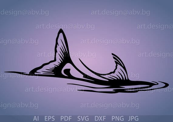 Download Vector Tarpon Fish Fin Ai Eps Pdf Png Svg Dxf Jpg Image Etsy