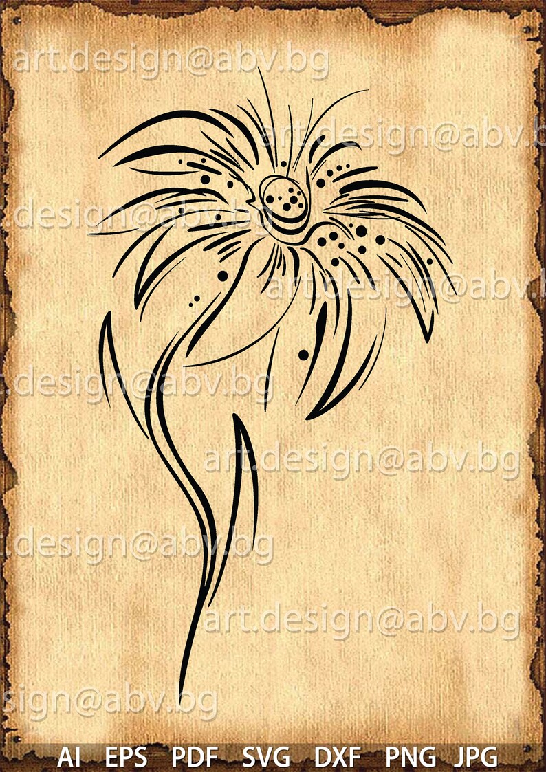 Vector FLOWER, AI, eps, pdf, svg, dxf, PNG, jpg Download files, Digital, graphical, discount coupons image 1