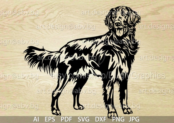 Flat Coat Retriever Umbrella Flat Coat Retriever Umbrella