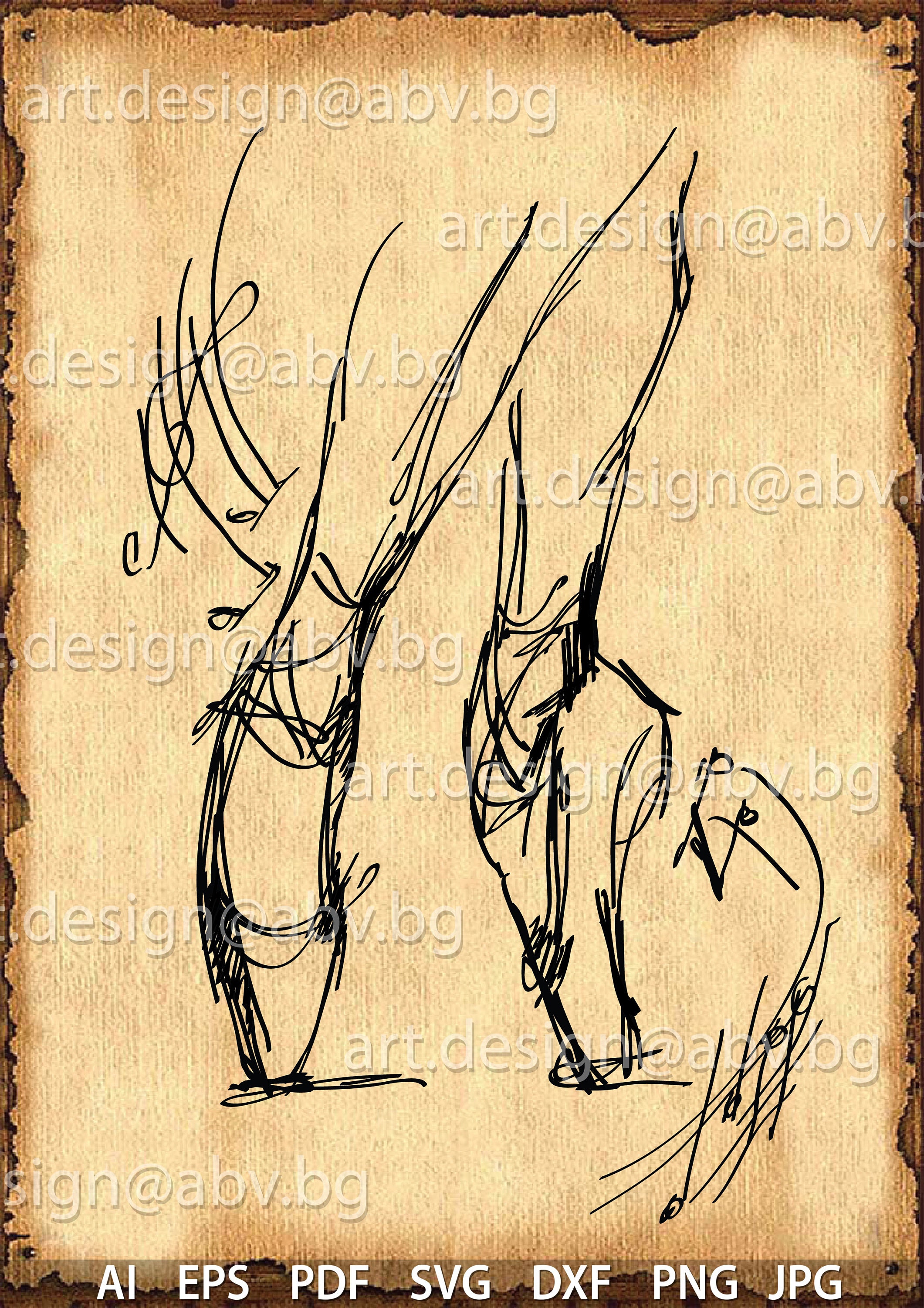 Scissors Ballerina legs Surreal illustration art Art Board Print