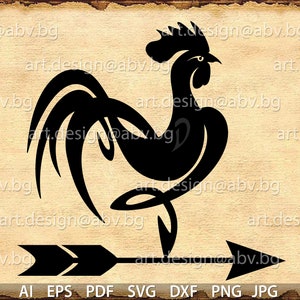 Vector WEATHER VANE, AI, eps, pdf, svg, dxf, png, jpg Download, Digital image, graphical image, discount coupons