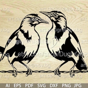 Vector BIRD, Western Meadowlark family, AI, eps, pdf, SVG, dxf, png, jpg Download, Digital image, graphical