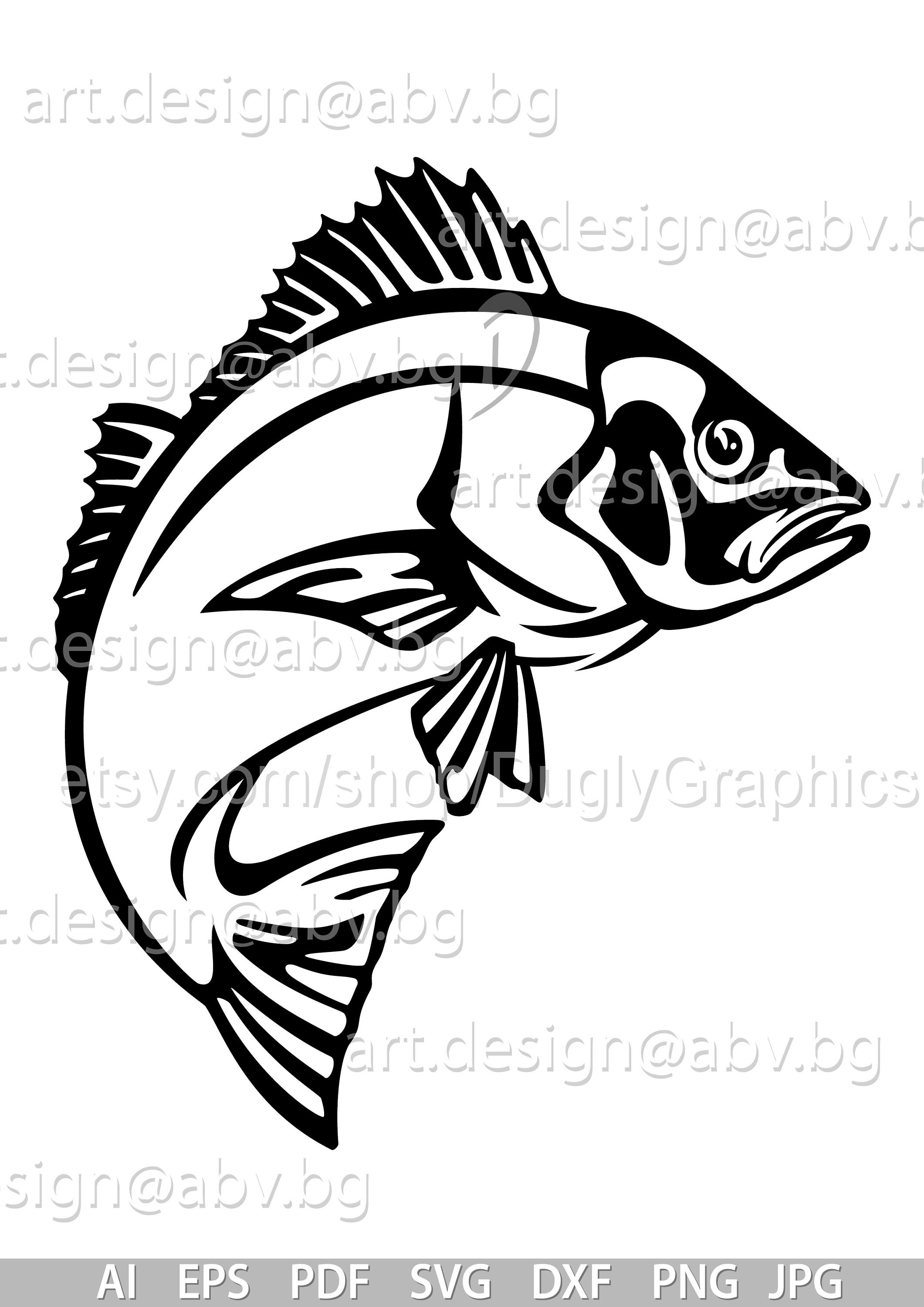 Vector RED SHAPPER FISH Ai Eps Pdf Png Svg Dxf Jpg - Etsy India