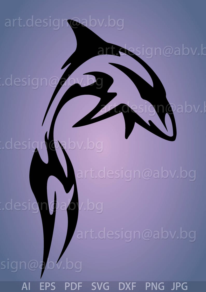 Download Vector OCEAN fish AI eps pdf PNG svg dxf jpg Image | Etsy