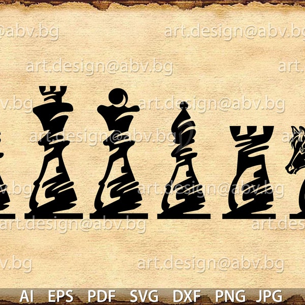 Vector CHESS,  AI, eps, pdf, svg, dxf, png, jpg Download files, Digital, graphical, chess board, discount coupons