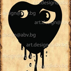 Wektor SERCE, płacz, AI, eps, pdf, svg, dxf, png, jpg Pobierz, Cyfrowy, graficzny, kupony rabatowe