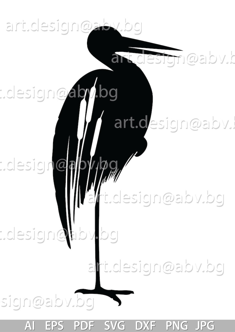 Download Vector STORK AI eps pdf SVG dxf png jpg Download | Etsy