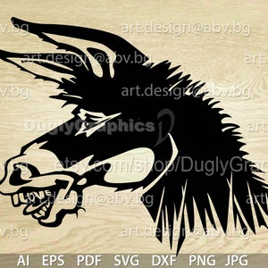 Vector DONKEY, "I love you" smile, ai, eps, pdf, svg, dxf, png, jpg Download, Digital image, graphical, glitter in the teeth