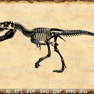 Vector T-REX, SVG, DXF, ai, eps, pdf, png, jpg Image Graphic Digital Download Artwork, graphical, discount coupons