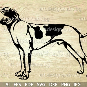 Vector DOG, Bull Arab, AI, png, pdf, eps, svg, dxf, jpg Download, Digital image, Australian pig dog, working dog