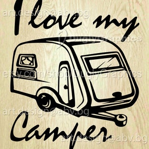 Wektor CAMPER, SVG, DXF, ai, eps, pdf, dxf, png, jpg Pobierz, Obraz cyfrowy, grafika, kupony rabatowe