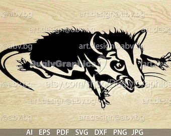 Possum Vector Art: Australian Marsupial Graphic (Digital Download)