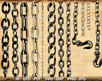 Vector Chains Image Art (Digital Download)