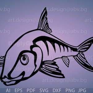 Bonefish Vector Art: Graphic Image Digital Download