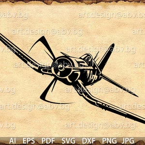 Airplane Vector Art (Digital Download)