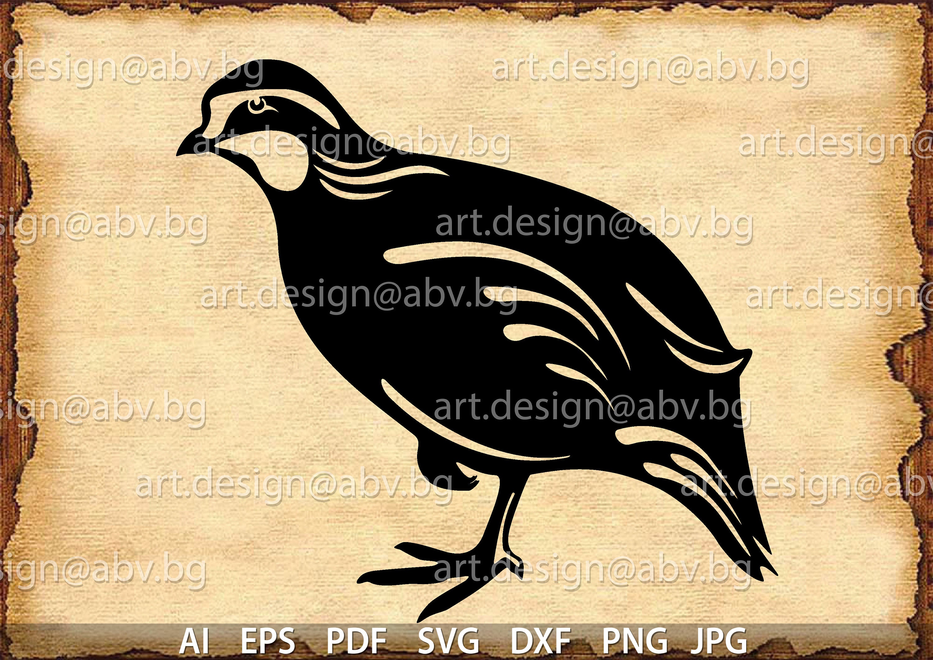 quail silhouette clip art