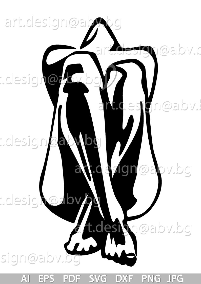 Download Vector BODY AI eps png pdf svg dxf jpg Download files | Etsy