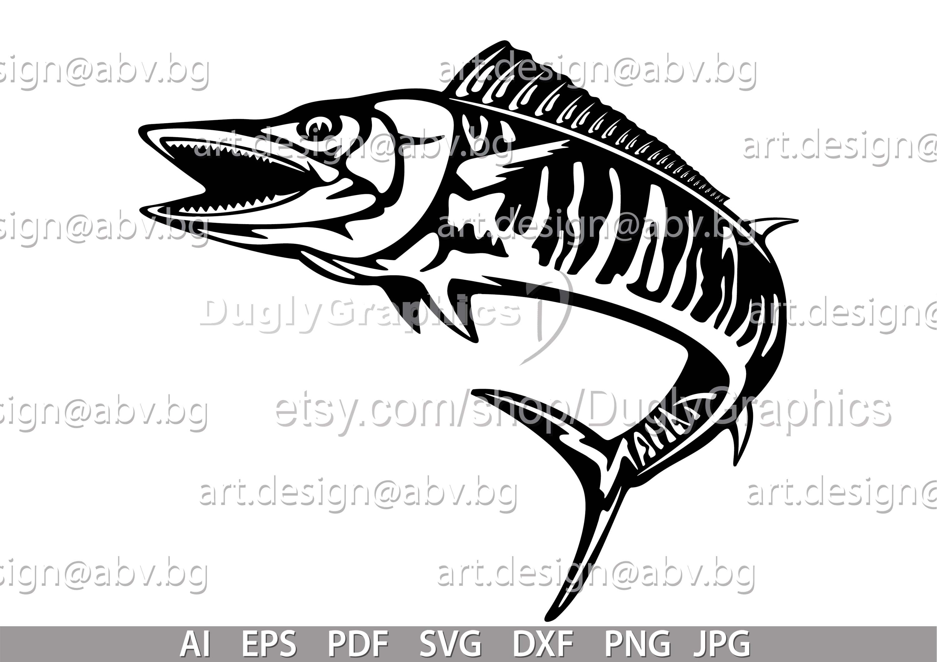 Wahoo Vector Wahoo Fish Vector Image, Graphic Art (digital Download) - Etsy