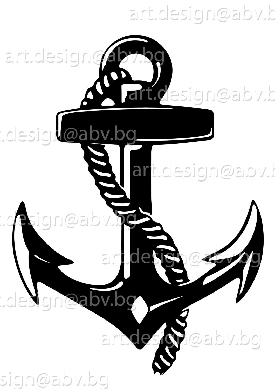 Anchor Vector Graphic (ai, Eps, Svg, Png, Dxf, Pdf) (digital Download ...