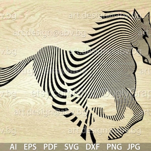 Vector HORSE, SVG, DXF, ai, eps, pdf, png, jpg Download, Digital image, graphical, animal, raster, stylized, discount coupons