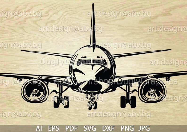 Vector AIRPLAN, SVG, dxf, AI, eps, pdf, png, jpg Download, discount coupons image 1